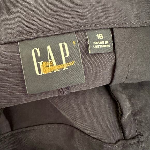 Gap High Rise Softsuit Trouser Pant Navy Blue 16 404698 - Picture 5 of 11